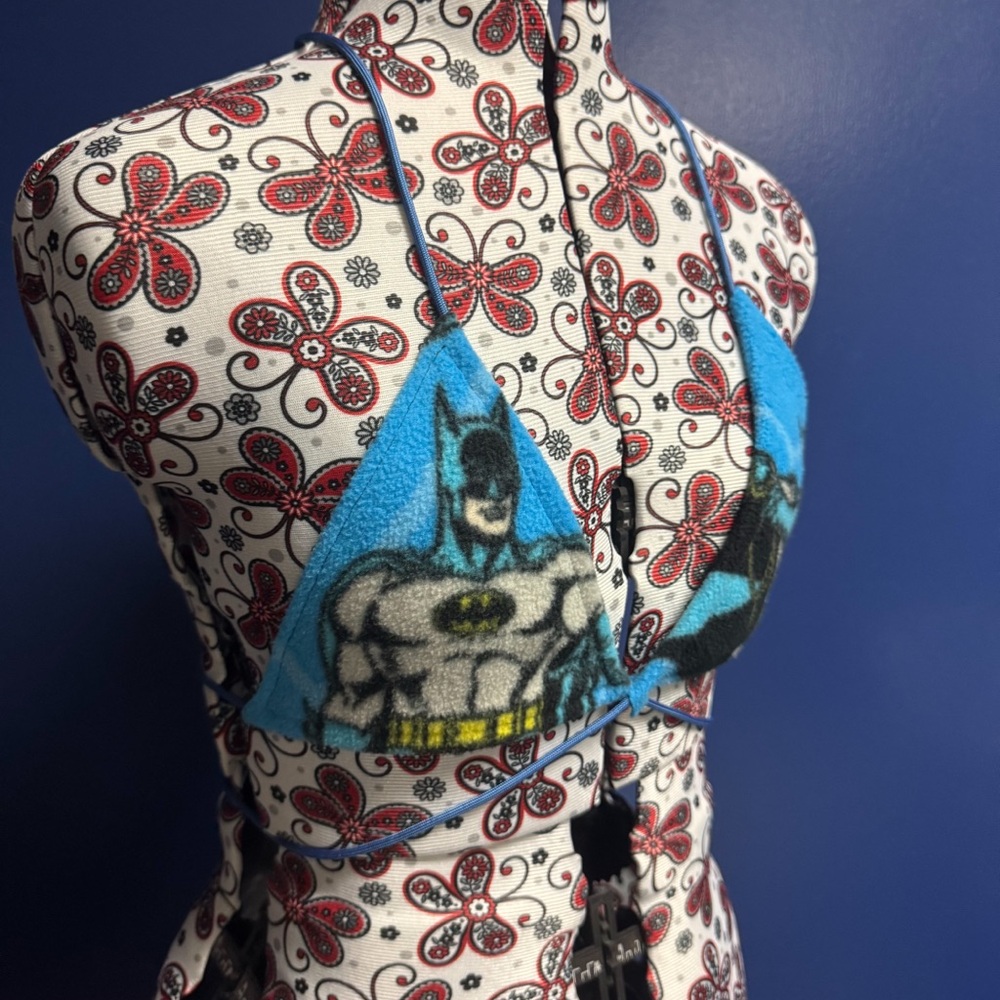 Batman Blue Fleece Bikini.